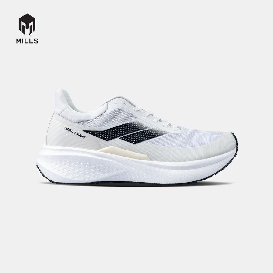 MILLS SEPATU LARI RUNNING SHOES ENERMAX DYNAPLATE WHITE/BLACK/OFF WHITE 9100710 thumbnail
